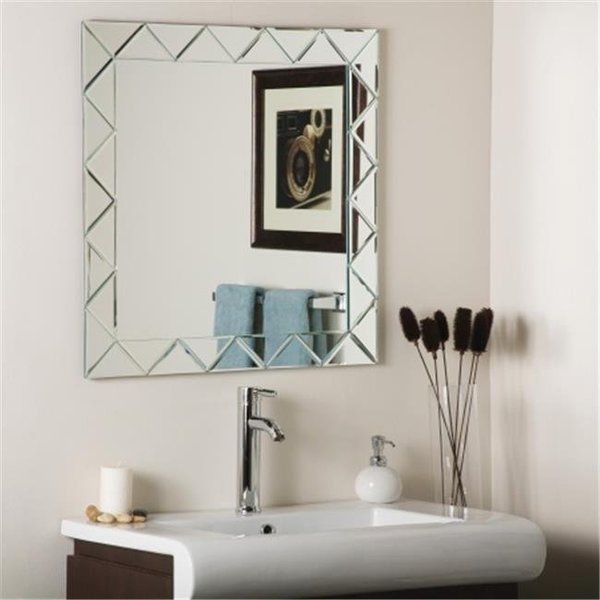 Decor Wonderland Decor Wonderland SSM530 Luciano Frameless Wall Mirror SSM530